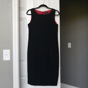 Teddi Black sleeveless midi dress